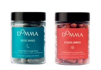 Toma 2 cápsulas al día después del desayuno y 2 cápsulas tras la cena